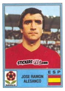 Sticker Jose Ramos Alesanco - UEFA Euro Italy 1980 n. 183 - Panini