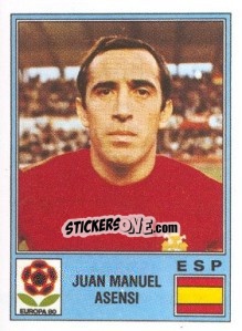 Cromo Juan Manuel Asensi