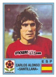 Sticker Carlos Alonso "Santillana"