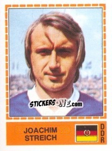 Sticker Joachim Streich - UEFA Euro Italy 1980 n. 196 - Panini