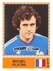 Sticker Michel Platini - UEFA Euro Italy 1980 n. 207 - Panini
