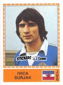 Sticker Ivica Surjak - UEFA Euro Italy 1980 - Panini