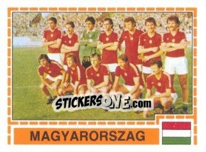 Cromo HUNGARY Team - UEFA Euro Italy 1980 n. 218 - Panini
