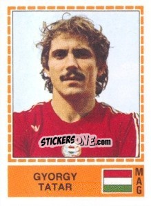 Sticker Gyorgy Tatar - UEFA Euro Italy 1980 - Panini
