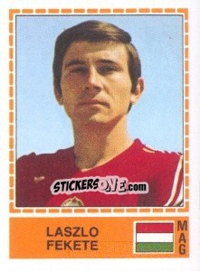 Cromo Laszlo Fekete - UEFA Euro Italy 1980 - Panini