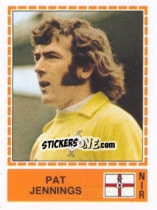 Sticker Pat Jennings - UEFA Euro Italy 1980 n. 225 - Panini