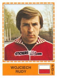 Sticker Wojciech Rudy - UEFA Euro Italy 1980 - Panini