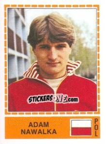 Sticker Adam Nawalka - UEFA Euro Italy 1980 n. 236 - Panini