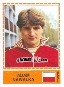 Sticker Adam Nawalka - UEFA Euro Italy 1980 - Panini