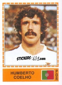 Sticker Humberto Coelho - UEFA Euro Italy 1980 - Panini