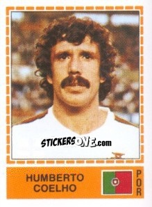 Figurina Humberto Coelho - UEFA Euro Italy 1980 - Panini