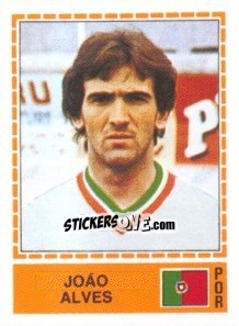 Cromo Joao Alves - UEFA Euro Italy 1980 - Panini