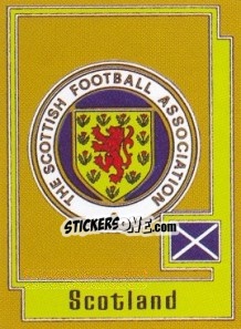 Cromo SCOTLAND Badge