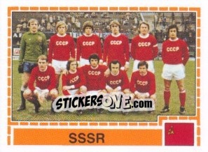 Sticker SSSR Team - UEFA Euro Italy 1980 - Panini