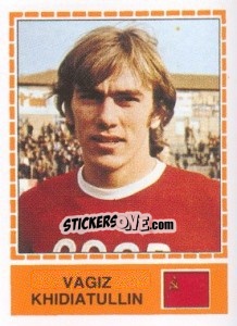 Sticker Vagiz Khidiatullin - UEFA Euro Italy 1980 - Panini