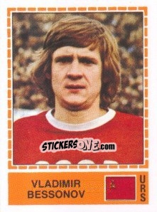 Sticker Vladimir Bessonov - UEFA Euro Italy 1980 n. 251 - Panini