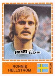 Sticker Ronnie Hellström - UEFA Euro Italy 1980 n. 255 - Panini