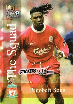 Cromo Rigobert Song - Liverpool Fans' Selection 2000 - Futera