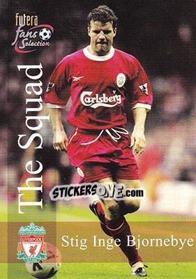 Cromo Stig Inge Bjornebye - Liverpool Fans' Selection 2000 - Futera