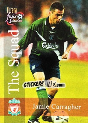 Sticker Jamie Carragher - Liverpool Fans' Selection 2000 n. 118 - Futera