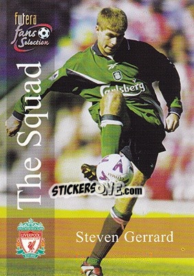 Sticker Steven Gerrard - Liverpool Fans' Selection 2000 - Futera