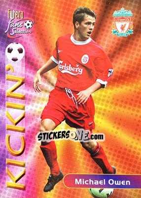 Sticker Michael Owen - Liverpool Fans' Selection 2000 - Futera