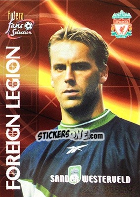 Sticker Sander Westerveld - Liverpool Fans' Selection 2000 n. 130 - Futera
