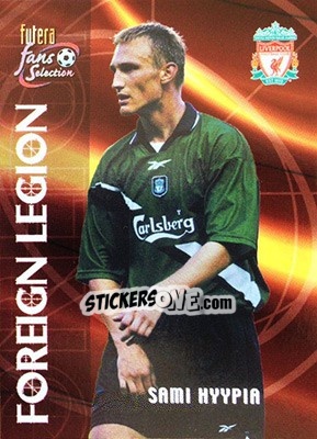 Sticker Sami Hyypia - Liverpool Fans' Selection 2000 - Futera