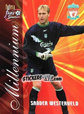 Sticker Sander Westerveld - Liverpool Fans' Selection 2000 - Futera