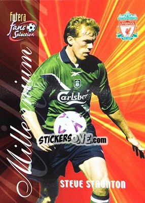 Sticker Steve Staunton - Liverpool Fans' Selection 2000 - Futera