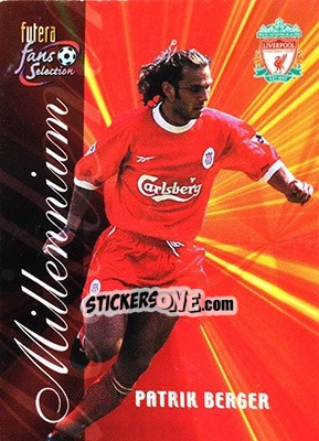 Sticker Patrik Berger - Liverpool Fans' Selection 2000 - Futera