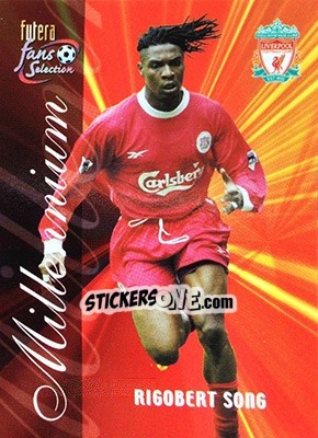 Sticker Rigobert Song - Liverpool Fans' Selection 2000 n. 146 - Futera