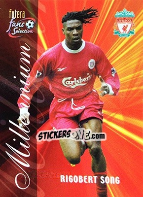 Cromo Rigobert Song - Liverpool Fans' Selection 2000 - Futera