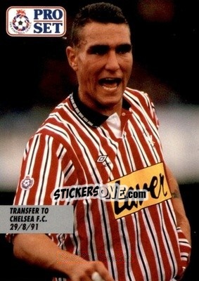 Sticker Vinny Jones - English Football 1991-1992 - Pro Set