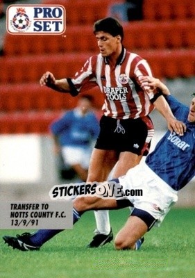 Sticker Paul Rideout - English Football 1991-1992 n. 112 - Pro Set