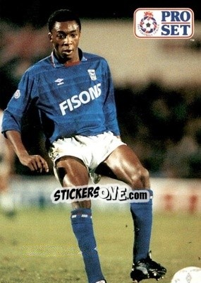 Sticker Chris Kiwomya - English Football 1991-1992 - Pro Set