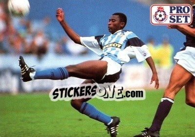Sticker Peter Ndlovu - English Football 1991-1992 - Pro Set
