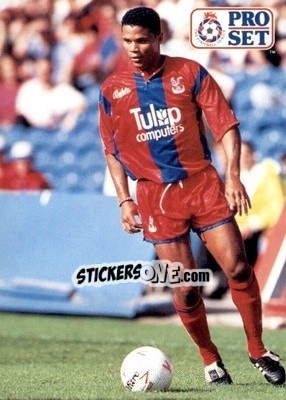 Sticker John Salako - English Football 1991-1992 - Pro Set