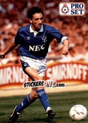 Sticker Pat Nevin - English Football 1991-1992 - Pro Set