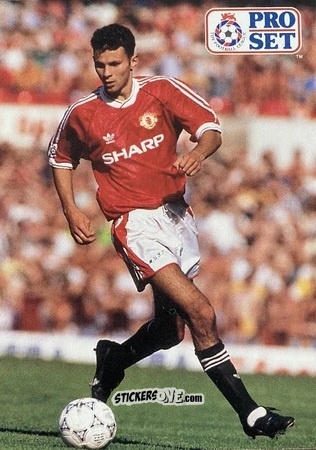 Figurina Ryan Giggs - English Football 1991-1992 n. 294 - Pro Set