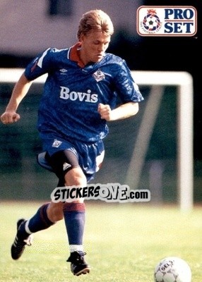 Sticker Gunnar Halle - English Football 1991-1992 - Pro Set