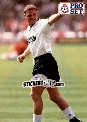 Sticker Paul Gascoigne - English Football 1991-1992 n. 344 - Pro Set