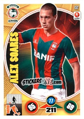 Sticker Alex Soares - Futebol 2014-2015. Adrenalyn XL n. 152 - Panini