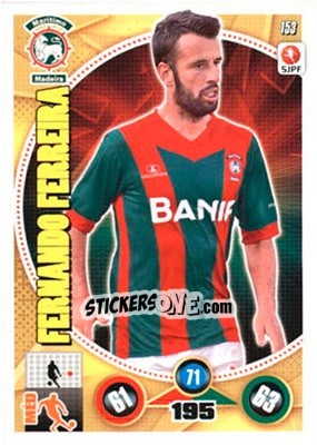Sticker Fernando Ferreira - Futebol 2014-2015. Adrenalyn XL n. 153 - Panini
