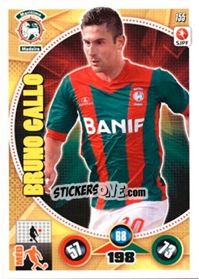 Sticker Bruno Gallo - Futebol 2014-2015. Adrenalyn XL n. 155 - Panini