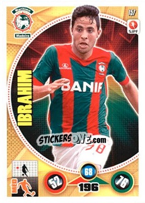 Sticker Ibrahim - Futebol 2014-2015. Adrenalyn XL n. 157 - Panini
