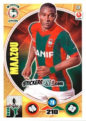 Sticker Maâzou - Futebol 2014-2015. Adrenalyn XL n. 158 - Panini