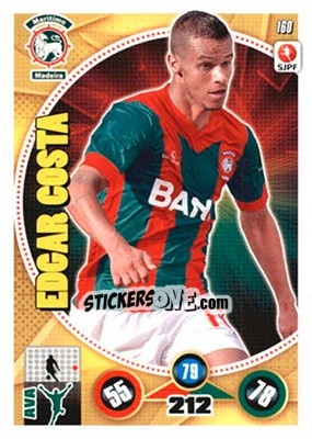 Sticker Edgar Costa - Futebol 2014-2015. Adrenalyn XL n. 160 - Panini