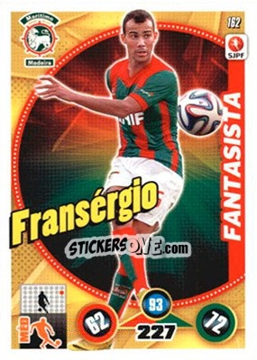 Sticker Fransérgio - Futebol 2014-2015. Adrenalyn XL n. 162 - Panini