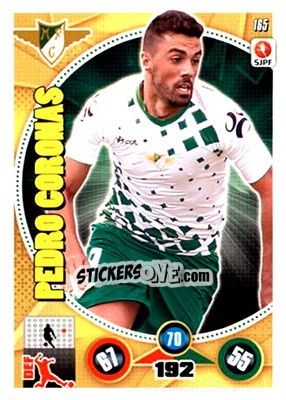 Sticker Pedro Coronas - Futebol 2014-2015. Adrenalyn XL n. 165 - Panini